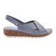 Dgn 018 Kadın Çapraz Kalın Bantlı Cırtlı Sandalet