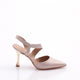 Kadın Lastikli Arkası Açık Sivri Burunlu İnce Topuklu Ayakkabı 21133534