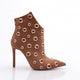 Kadın Çember Desenli Topuklu Bot 22333236