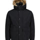 Jack & Jones 12236822-Fw Jjchamp Bomber Jacket Faux Fur Erkek Kaban