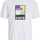 Jack & Jones 12256682 Jcojj Colorful Tee Crew Neck Ln Erkek T-Shirt