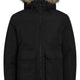 Jack & Jones 12258409 Jjconstruct Faux Fur Bomber Erkek Kadife Kürklü Ceket