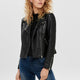 Only 15153079 Onlgemma Faux Leather Bıker Otw Noos Kadın Suni Deri Ceket