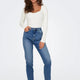 Only 15283925 Onlemıly Stretch Hw St Ak Dnm Cro571Noos Kadın Jean Pantolon