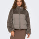 Only 15292945-Fw Onlwanja Fur Puffer Mıx Jacket Cc Otw Kadın Kürk Kaban