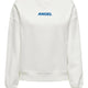 Only 15329876 Onlsofıa L/S Word O-Neck Swt Kadın Sweatshirt