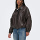 Only 15373805 Onlmını Faux Leather Jacket Cc Otw Kadın Ceket