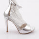 Kadın Silver Taşlı Transparan Bilekten Kemer Bağlamalı Topuklu Ayakkabı 314233210