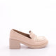 Yüksek Taban Taş Detaylı Loafer Kadın Ayakkabı 3212535