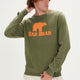 Bad Bear 22.02.12.007-Fw Logo Crewneck Erkek Sweat Shirt