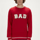 Bad Bear 23.02.12.013-Fw Felt Crewneck Erkek Sweat Shirt