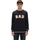 Bad Bear 23.02.12.013 Felt Crewneck Erkek Yazılı Sweatshirt