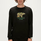 Bad Bear 23.02.12.033 Re-Fınger Crewneck Erkek Baskılı Sweatshirt