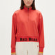 Bad Bear 23.04.12.004 Zoe Half-Zıp Sweatshırt Kadın Yazılı Fermuarlı Sweatshirt
