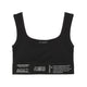 Quzu Lastik Detaylı Crop Top Atlet