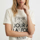 Quzu 26Ytsh01478 Kadın Baskı Ve Nakış Detaylı T-Shirt