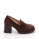 Dgn 361 Kadın Topuklu Loafer Ayakkabı