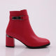 Kadın Tokalı Yandan Fermuarlı Topuklu Bot 5192534