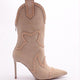 Kadın Taş İşlemeli Topuklu Western Bot 63842859