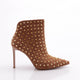 Kadın Metal Diken Desenli Topuklu Bot 63852859