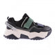 Kadın Mega Kalın Taban Simli Cırtlı Sneakers Ayakkabı 762513138