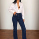 Lacarino 7578 Flare Kadın Jean Pantolon