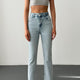 Lacarino 7598-1 Kadın Mini Flare Jean Pantolon