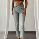 Lacarino 7609 Mom Fıt Kadın Jean Pantolon
