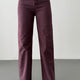 Lacarino 7869 Wide Leg Kadın Gül Baskılı Jean Pantolon