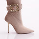 Kadın Yanı Tokalı Topuklu Bot 91133557