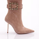 Kadın Yanı Tokalı Topuklu Bot 91133557