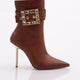 Kadın Yanı Tokalı Topuklu Bot 91133557