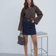 Lacarino 8364 Kadın Kemerli Etek