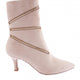 Kadın Fermuar Aksesuarlı Topuklu Bot 214162821