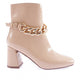 Kadın Zincir Aksesuarlı Topuklu Bot 215162821