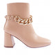 Kadın Zincir Aksesuarlı Topuklu Bot 215162821