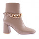 Kadın Zincir Aksesuarlı Topuklu Bot 215162821