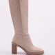Kadın Küt Burun Topuklu Çizme 218212821