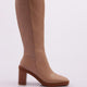 Kadın Küt Burun Topuklu Çizme 218212821
