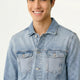 Loft Lf2042885 Alex Blue Erkek Jean Ceket