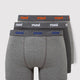 Mavi M0911407-23854 3'Lü Paket Erkek Boxer Açık Gri Melanj