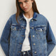 Mavi M110154-30868 Karla Mid Blue 90S Kadın Jean Ceket