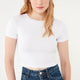 Mavi M1600814-620-23Y Kadın Basıc T-Shirt Beyaz