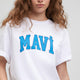 Mavi M1600843-70000 Mavi Baskılı Tişört Süt Beyaz Ss Kadın T-Shirt
