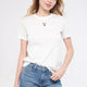 Mavi M1601185-33389-23Y Kadın Mavi Baskılı T-Shirt Kırık Beyaz