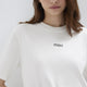 Mavi M1612829-80194 Logo Kadın T-Shirt Hindistan Cevizi