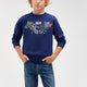 Mavi M6S10082-70491 Erkek Çocuk Metal Force Baskılı Sweatshirt