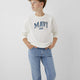Mavi M6S10218-70057 Mavi Baskılı Sweatshırt Kırık Beyaz Erkek Çocuk Sweatshirt