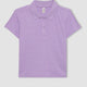 Defacto Z7794A6 Ss Kız Çocuk Slim Fit Polo Yaka Basic Fitilli Kaşkorse Kısa Kollu Tişört