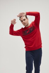 Bad Bear 19.02.12.007 Fancy Crewneck Erkek Sweat Shirt Krem - BAD BEAR